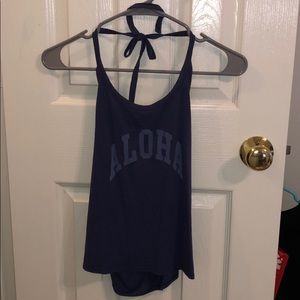 American eagle aloha halter top NWT
